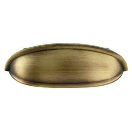 Crown 4-1/2" Bin Cabinet Pull with 3" Center to Center Antique Satin Brass Finish CHP80753ABSB